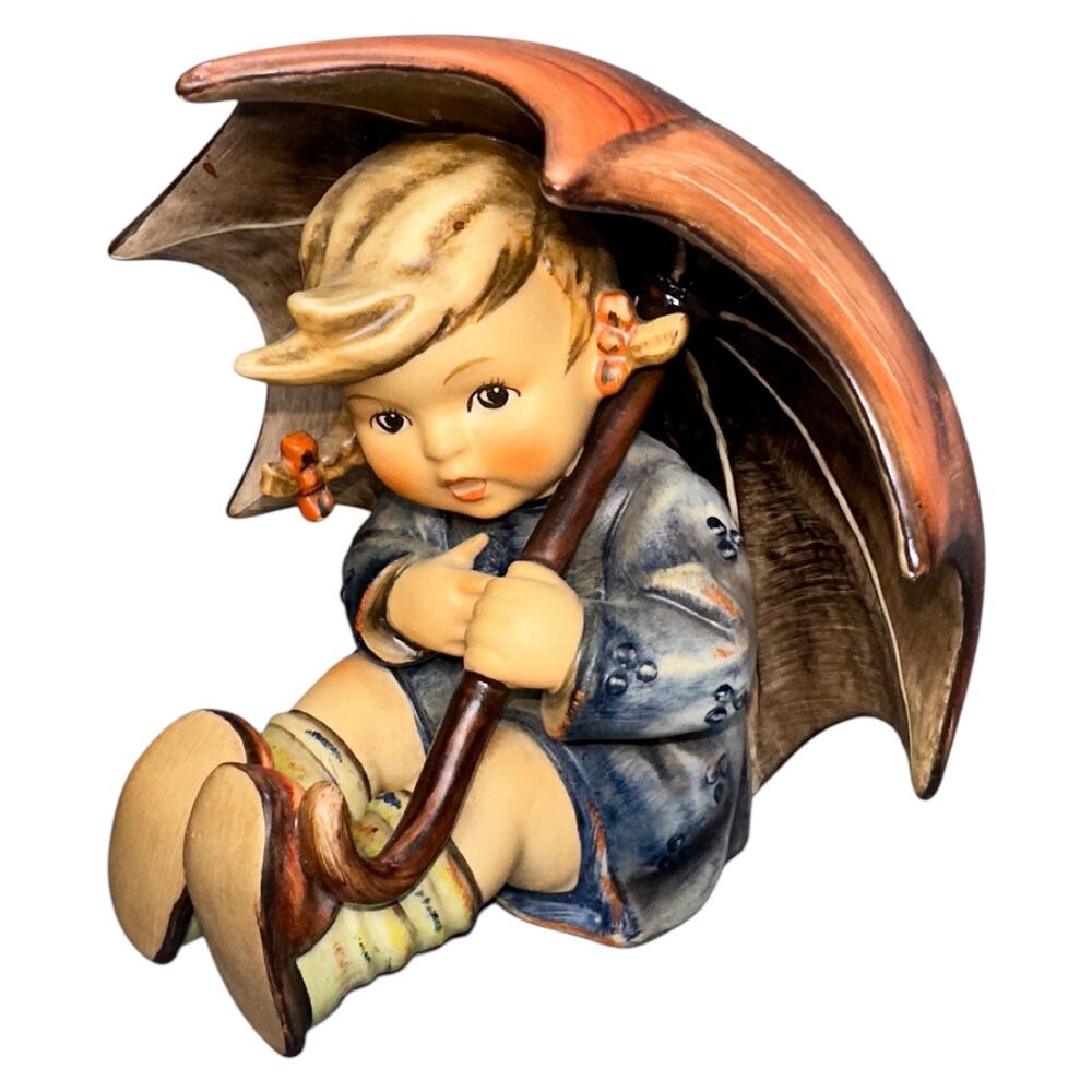 Rare Goebel Hummel “Umbrella Girl” Large Porcelain Figurine #152/0/B Germany